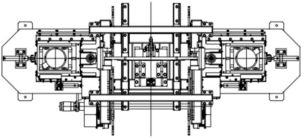 Bottom milling device for electrolytic copper anode plate shaping unit