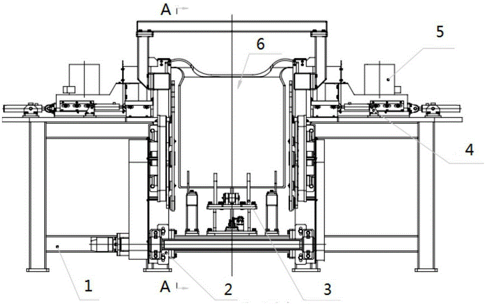 Bottom milling device for electrolytic copper anode plate shaping unit