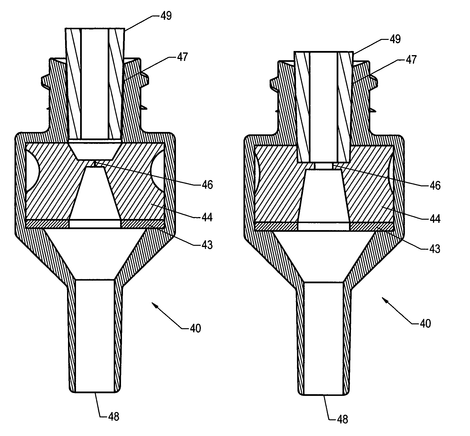 Valved connector
