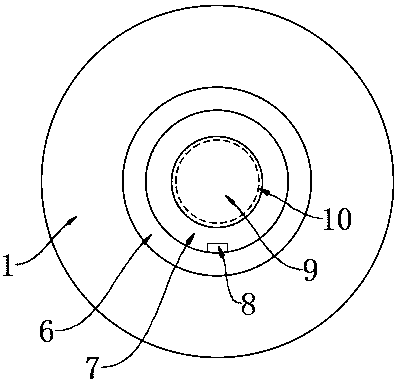 Flat-bottom diamond raw material forming device