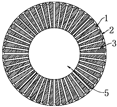 Flat-bottom diamond raw material forming device