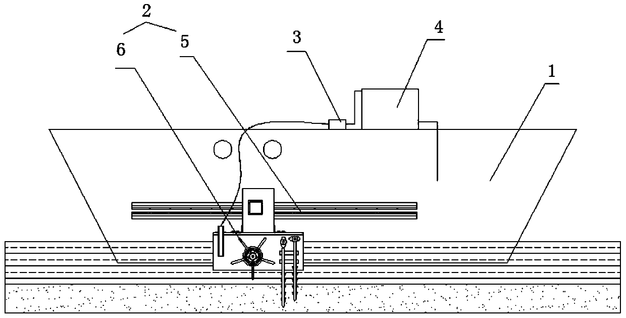 Dredging structure and method for silt in nearshore area of sea