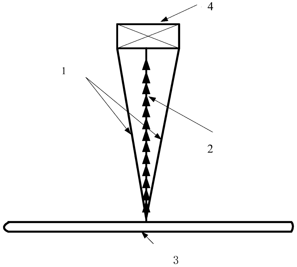 A kind of wire suspension method for preventing wind deflection of transmission lines in strong wind areas