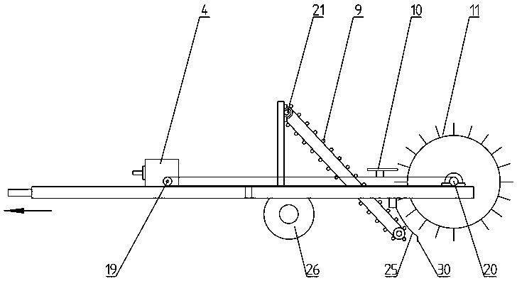 Anti-falling mulching film pickup device and multifunctional mulching film pickup machine