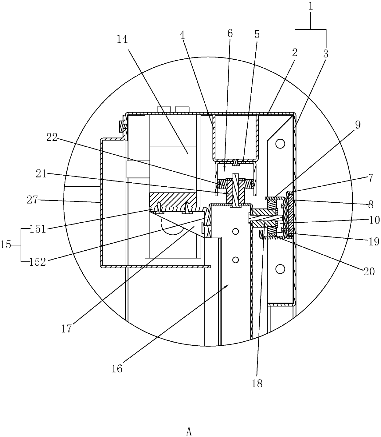 Automatic door device of numerical control machine tool