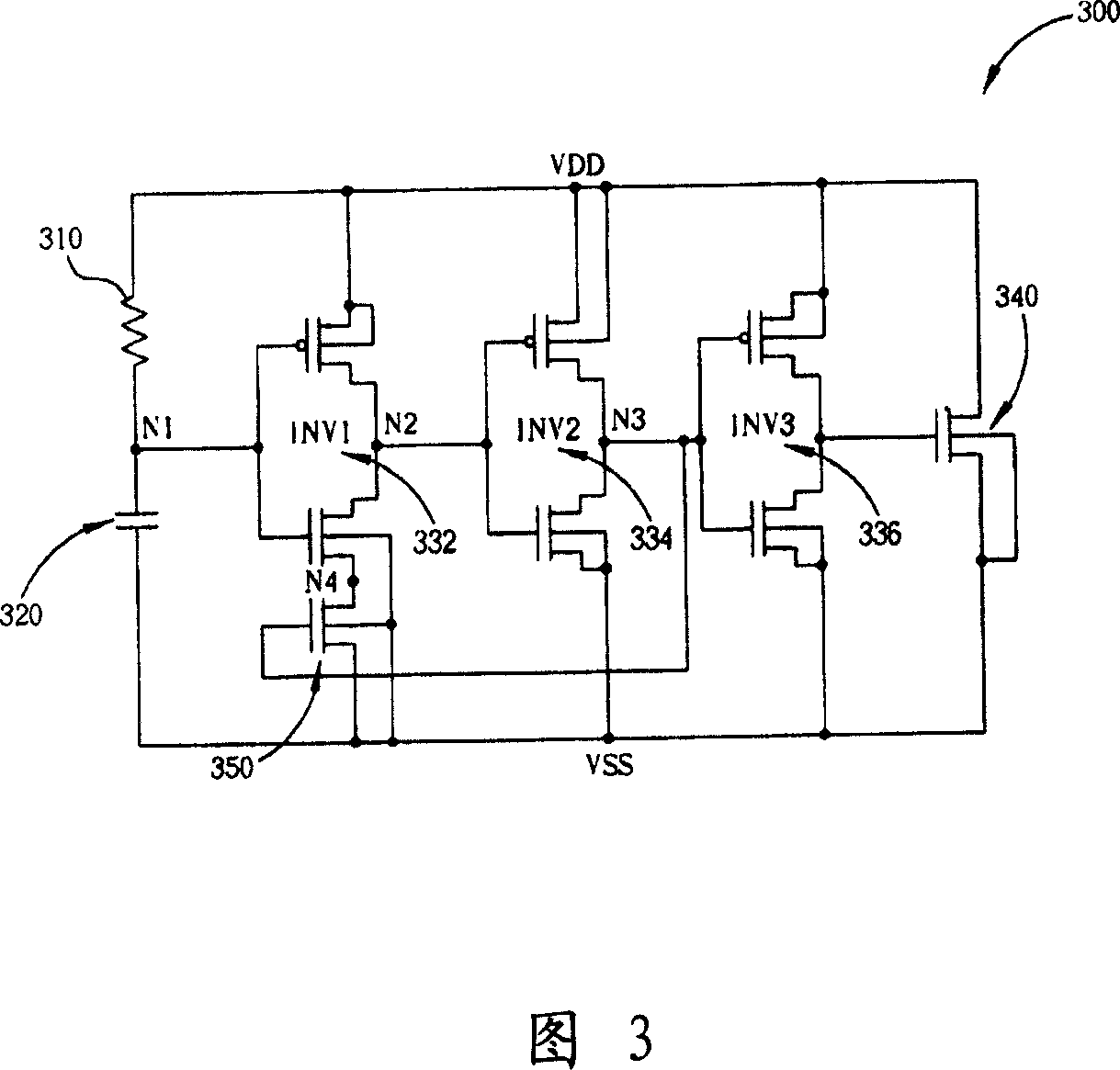 A static discharge protective circuit with the feedback technology