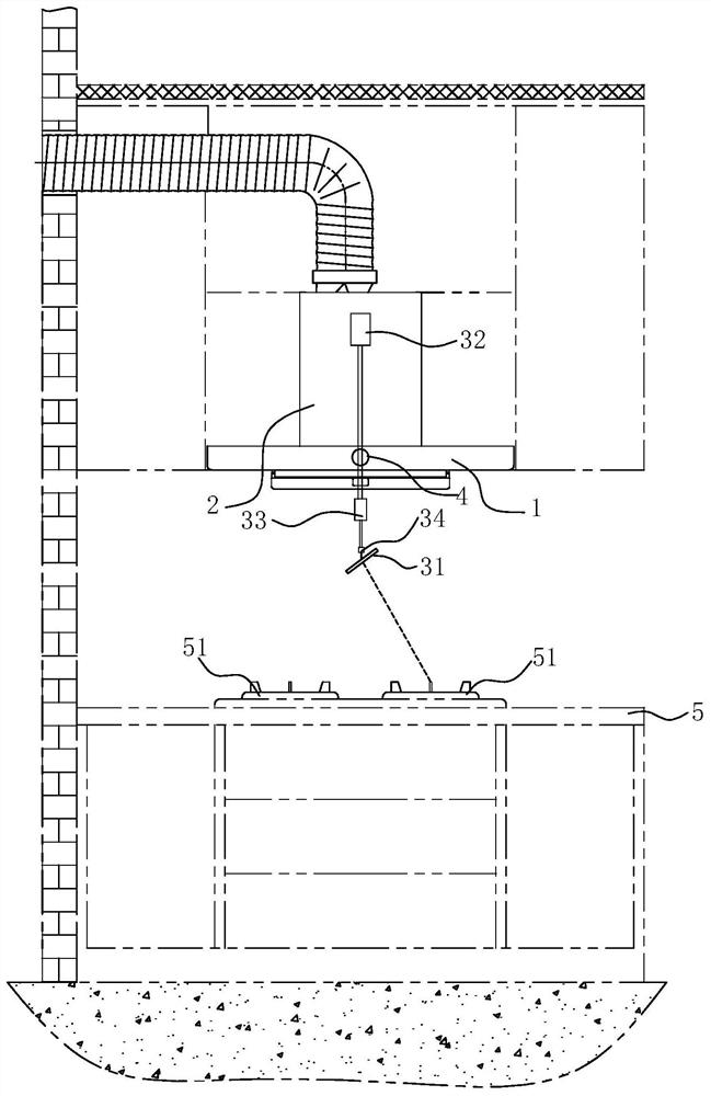 A lighting device, range hood and cooking device using the lighting device