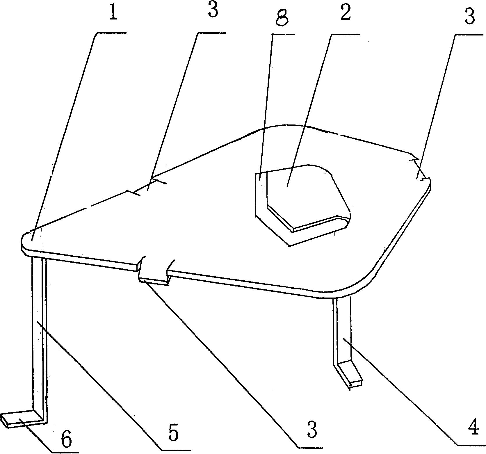 Guide float valve tray