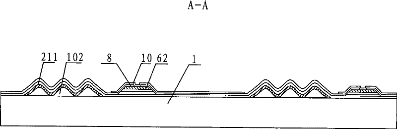 TFT-LCD array substrate structure and preparation method thereof