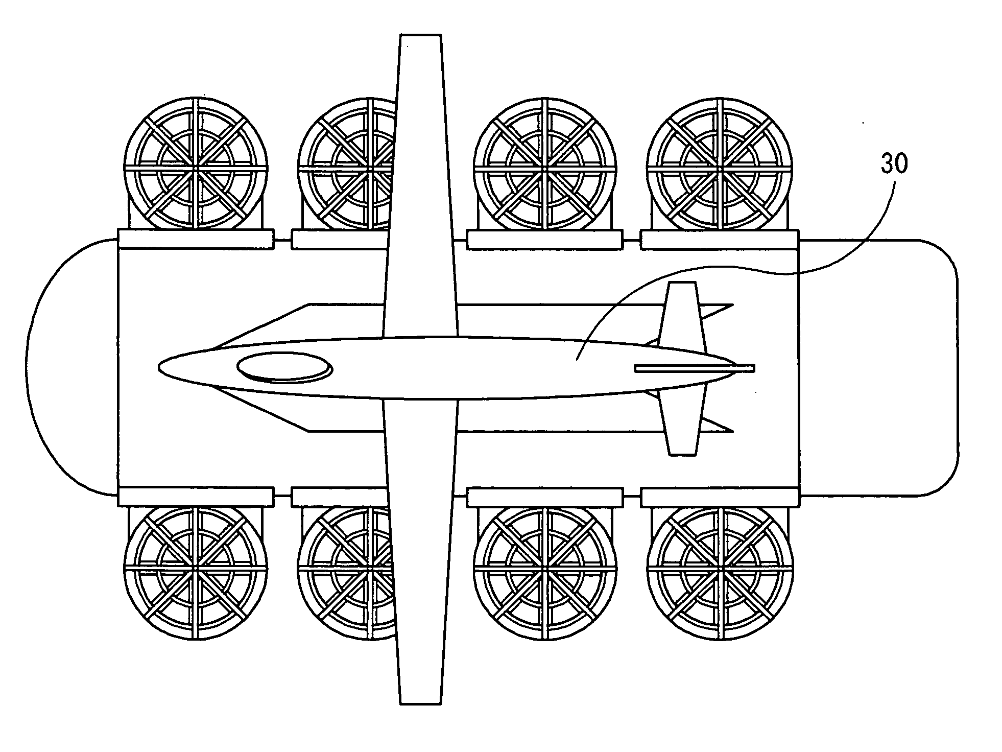 Aircraft Produced by Fixing Rapid Airflow Generation Wind Direction Changing Device Directly and Firmly to Side Surface or Wall Thereof