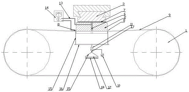 Device and method for measuring tension of wire mesh of multi-wire cutting machine