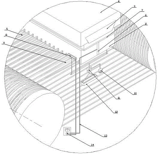 Device and method for measuring tension of wire mesh of multi-wire cutting machine