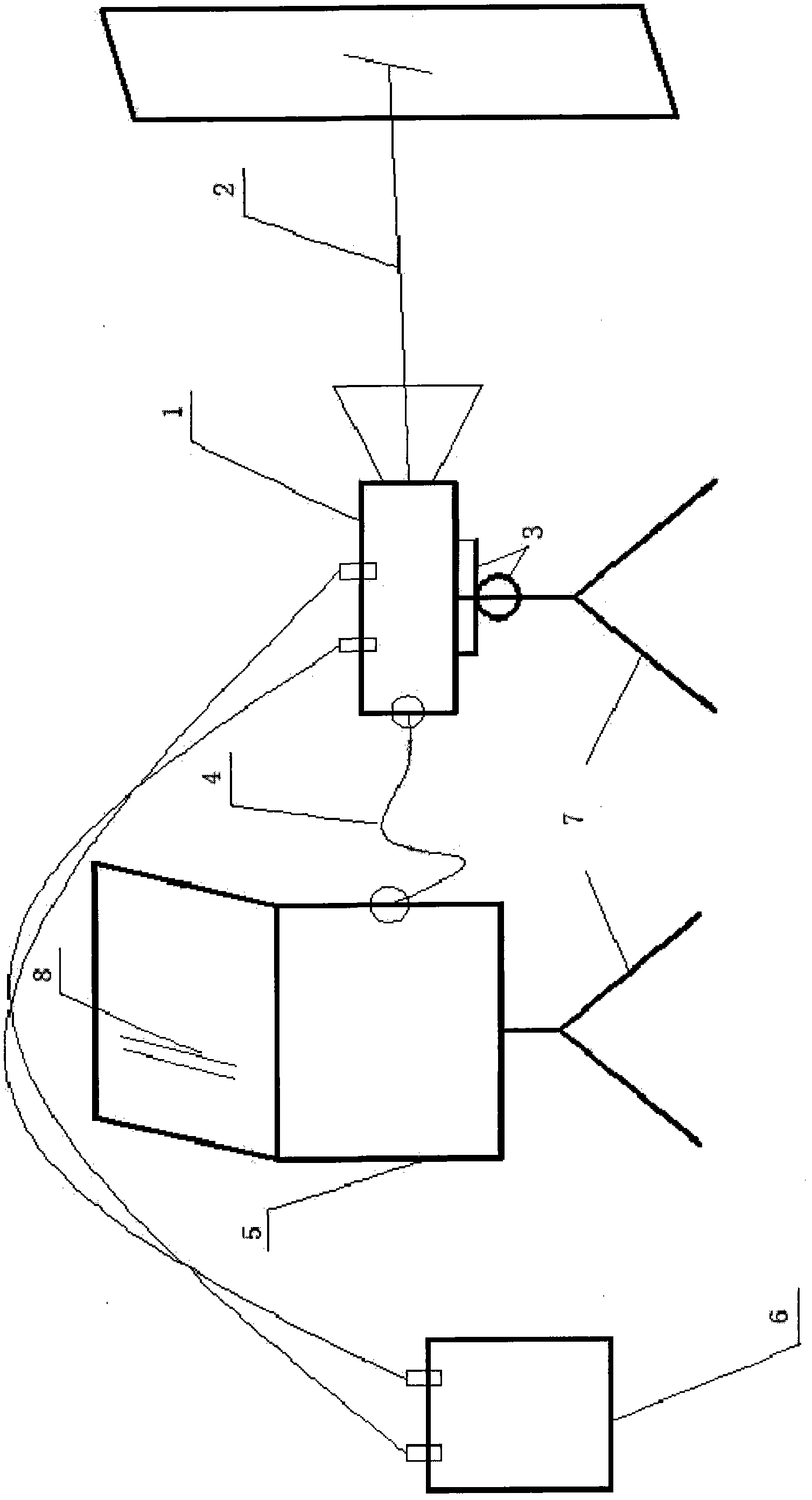 System for carrying out image acquisition and analysis on crack defects of bridge structure
