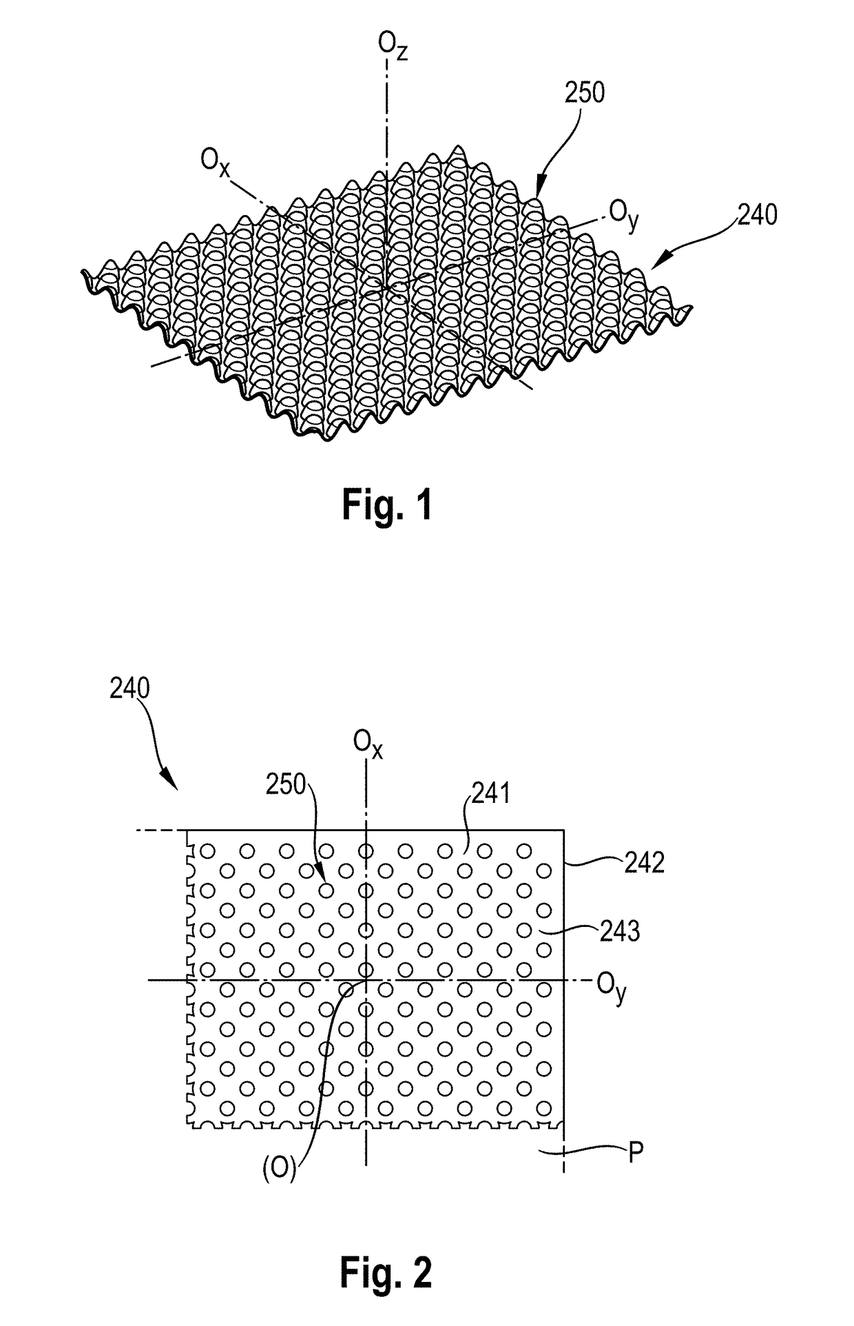 Three-dimensional substrate comprising a tissue layer