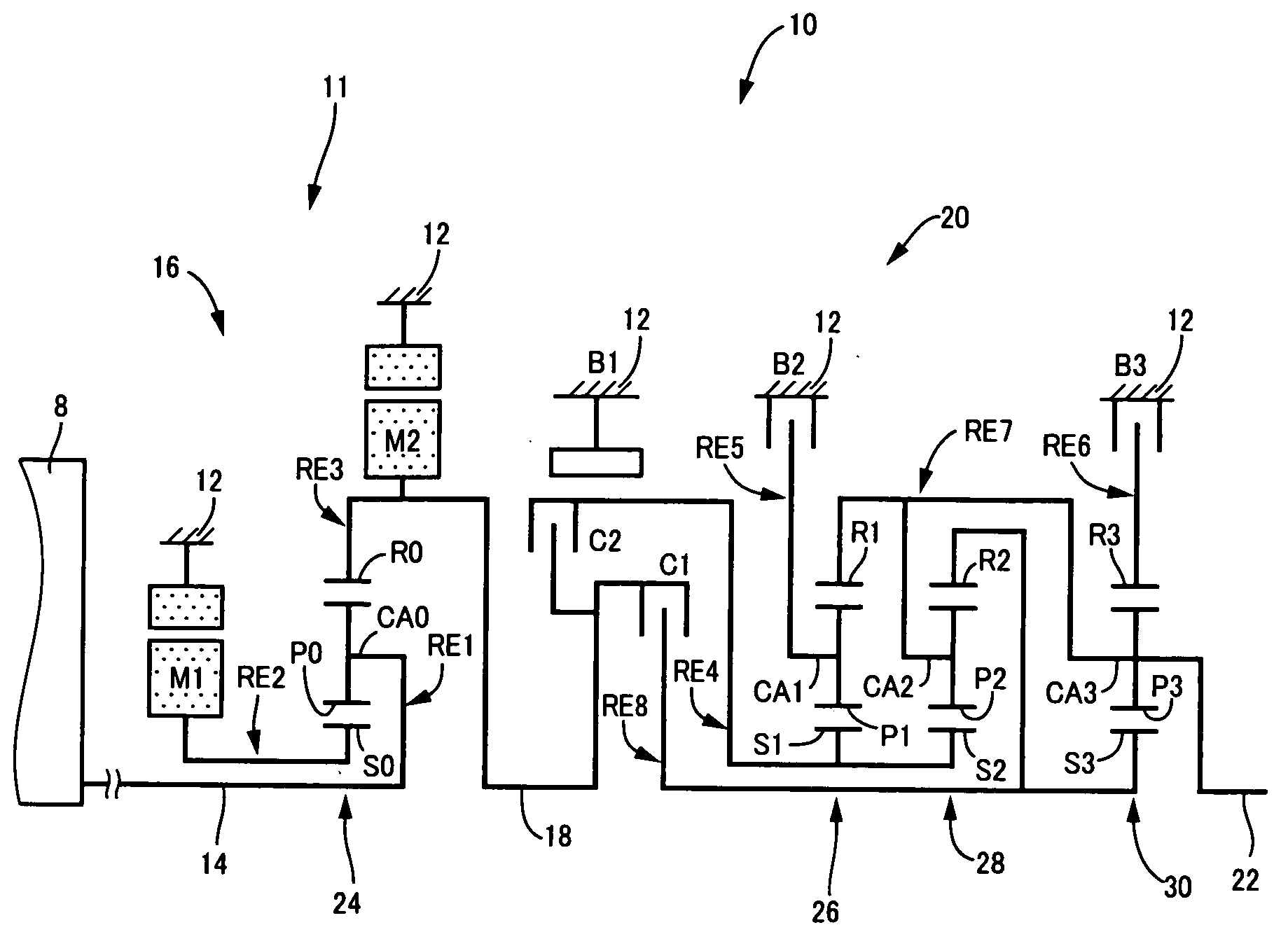 Control apparatus for vehicular power transmitting system
