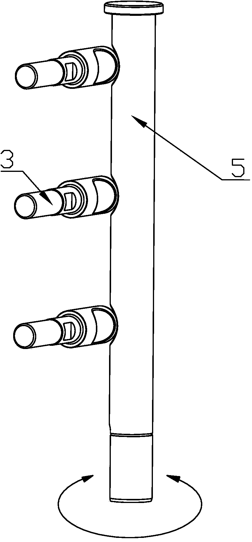 Rotation type mold locking mechanism