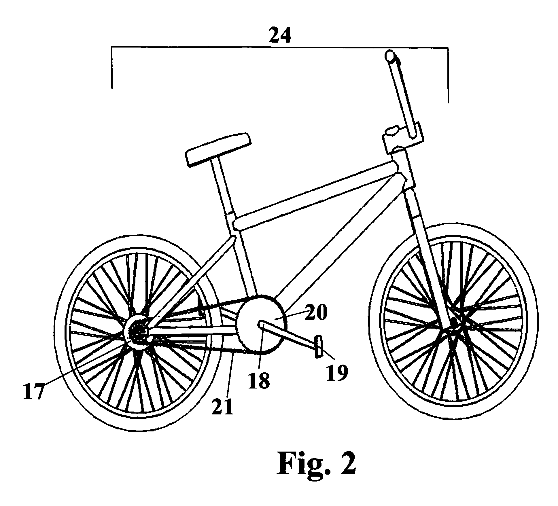 Apparatus and method for measuring dynamic parameters for a driven wheel