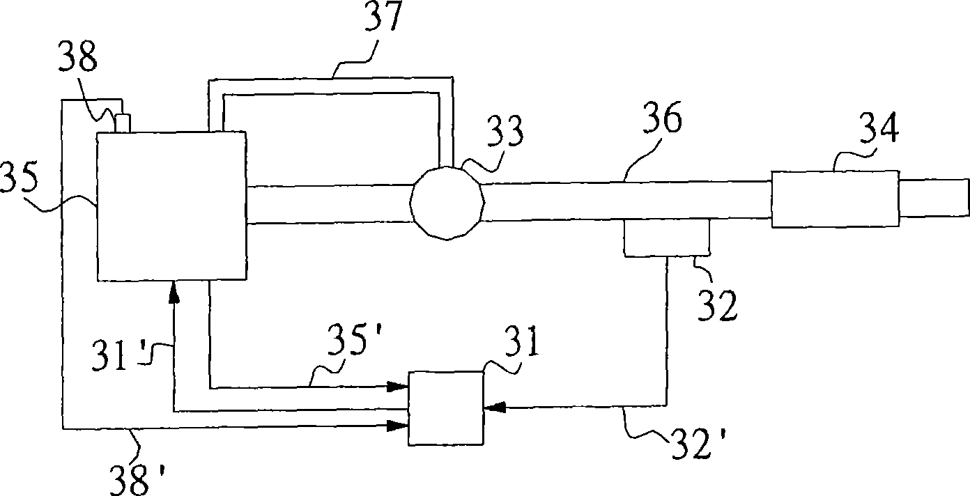 Control method for reducing emission of jetting type engine motorcycle