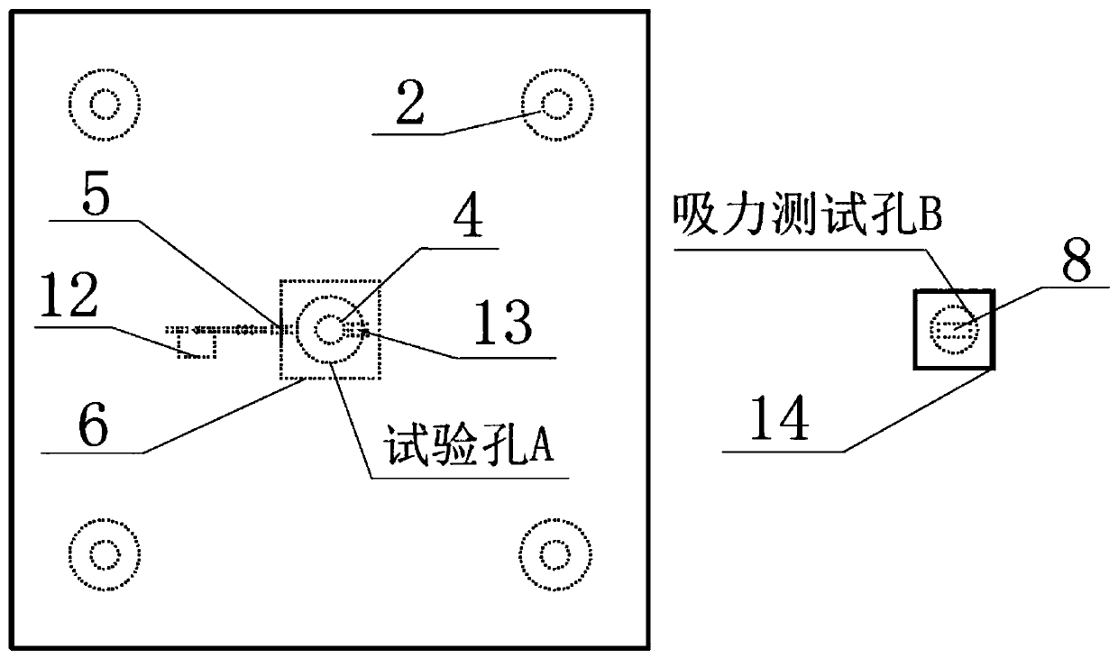 Field test and measurement method of strength characteristics of unsaturated soil