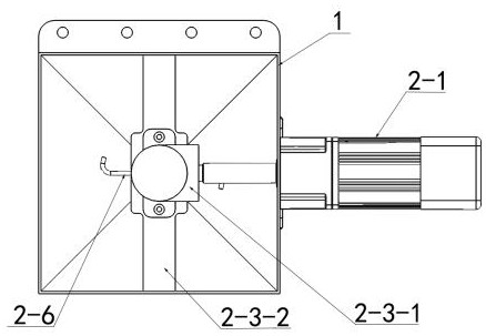 A vertical intermittent powder material dilute phase injection conveying device