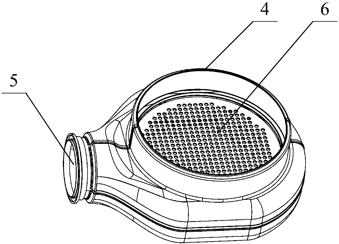 Compact type DOC-DPF-SCR post-treatment device