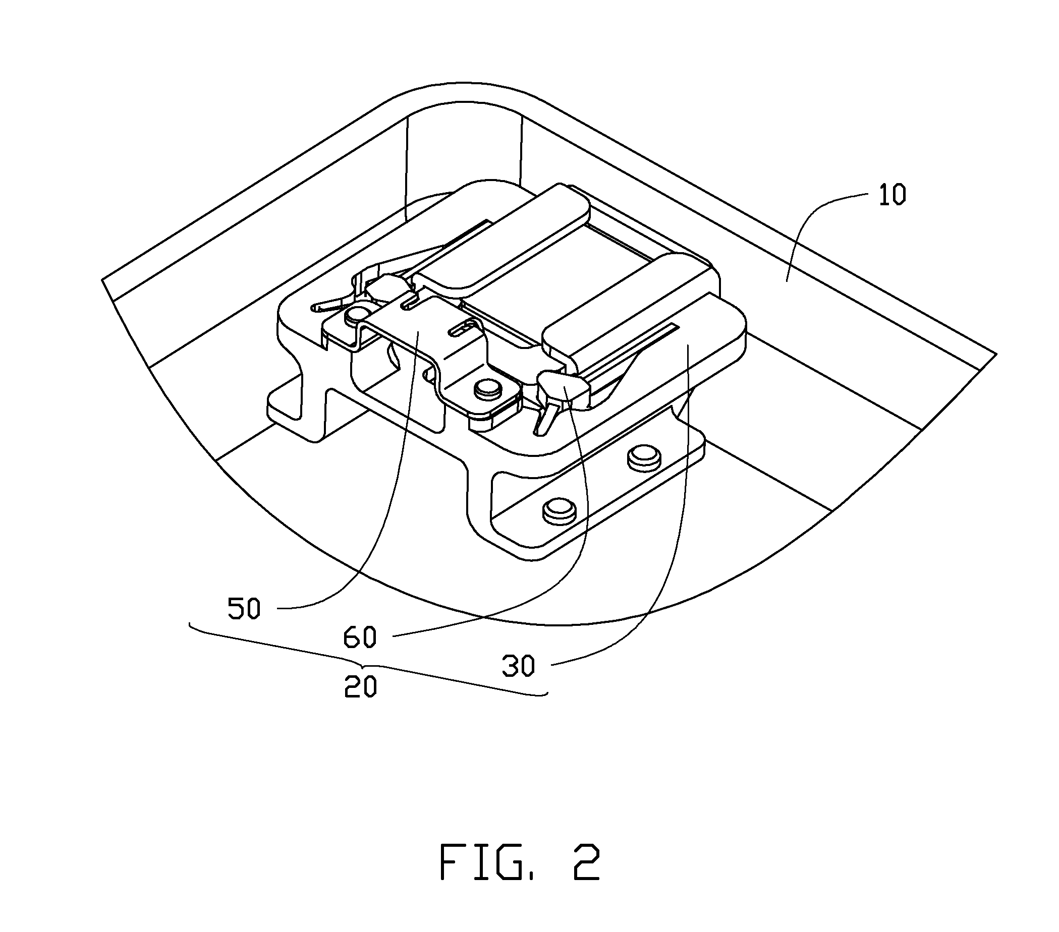 Electronic card connector and electronic device using the same