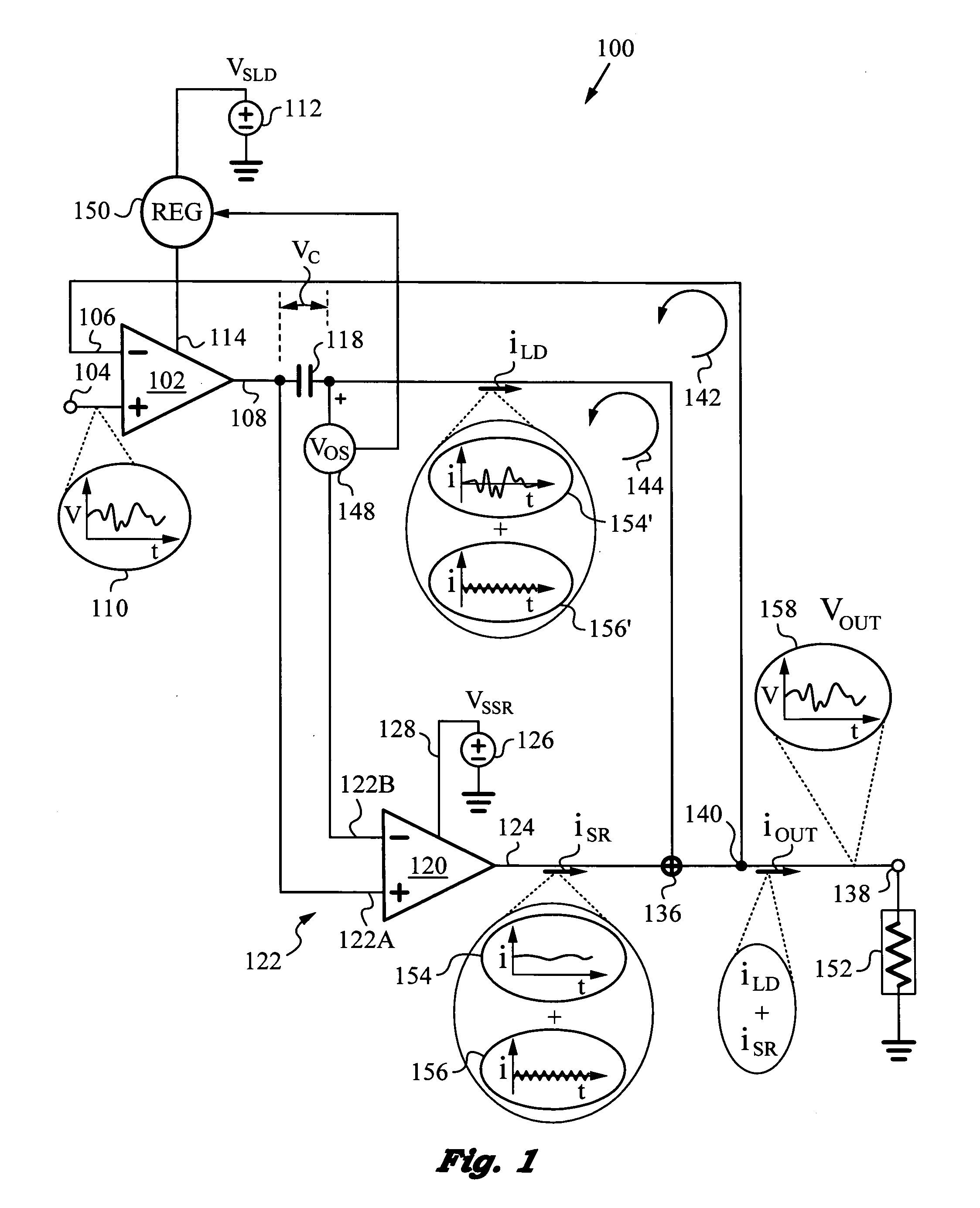 Dynamic power supply employing a linear driver and a switching regulator
