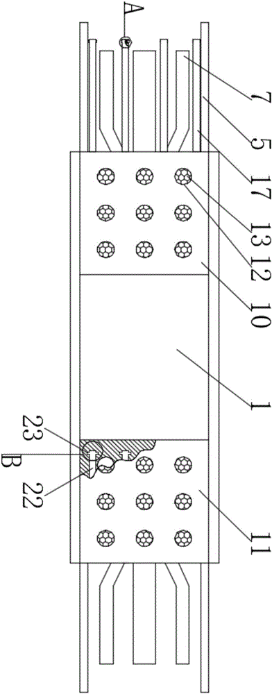 Phase dislocation preventing device for accurate connection of bus duct