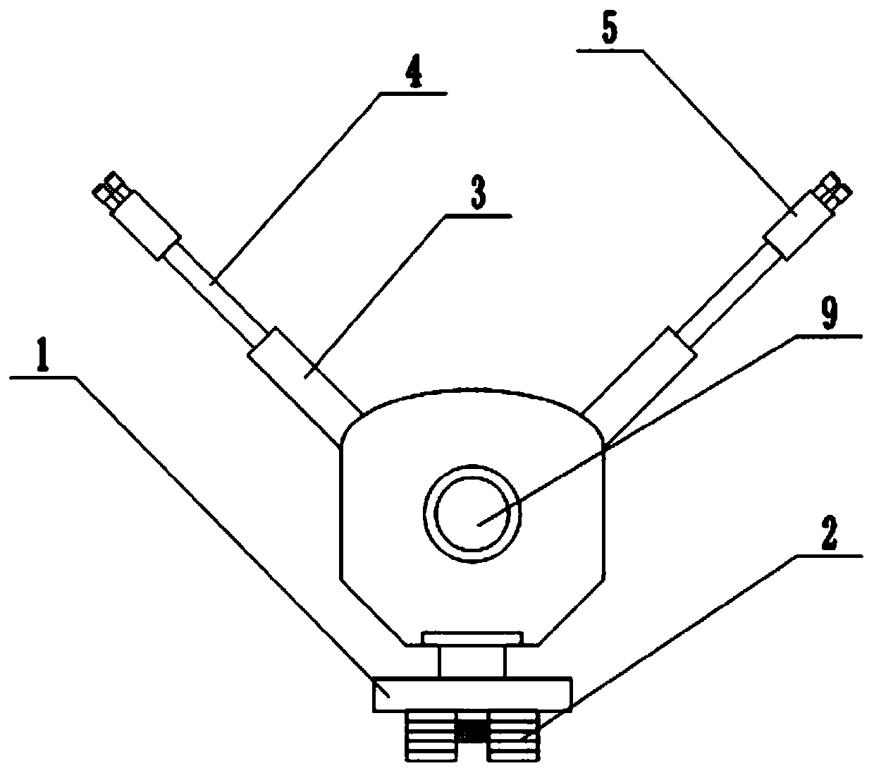 Automatic bush hammer special for tunnel