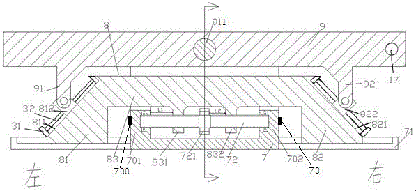 Working table used for carrying out machining and allowing angle to be adjusted