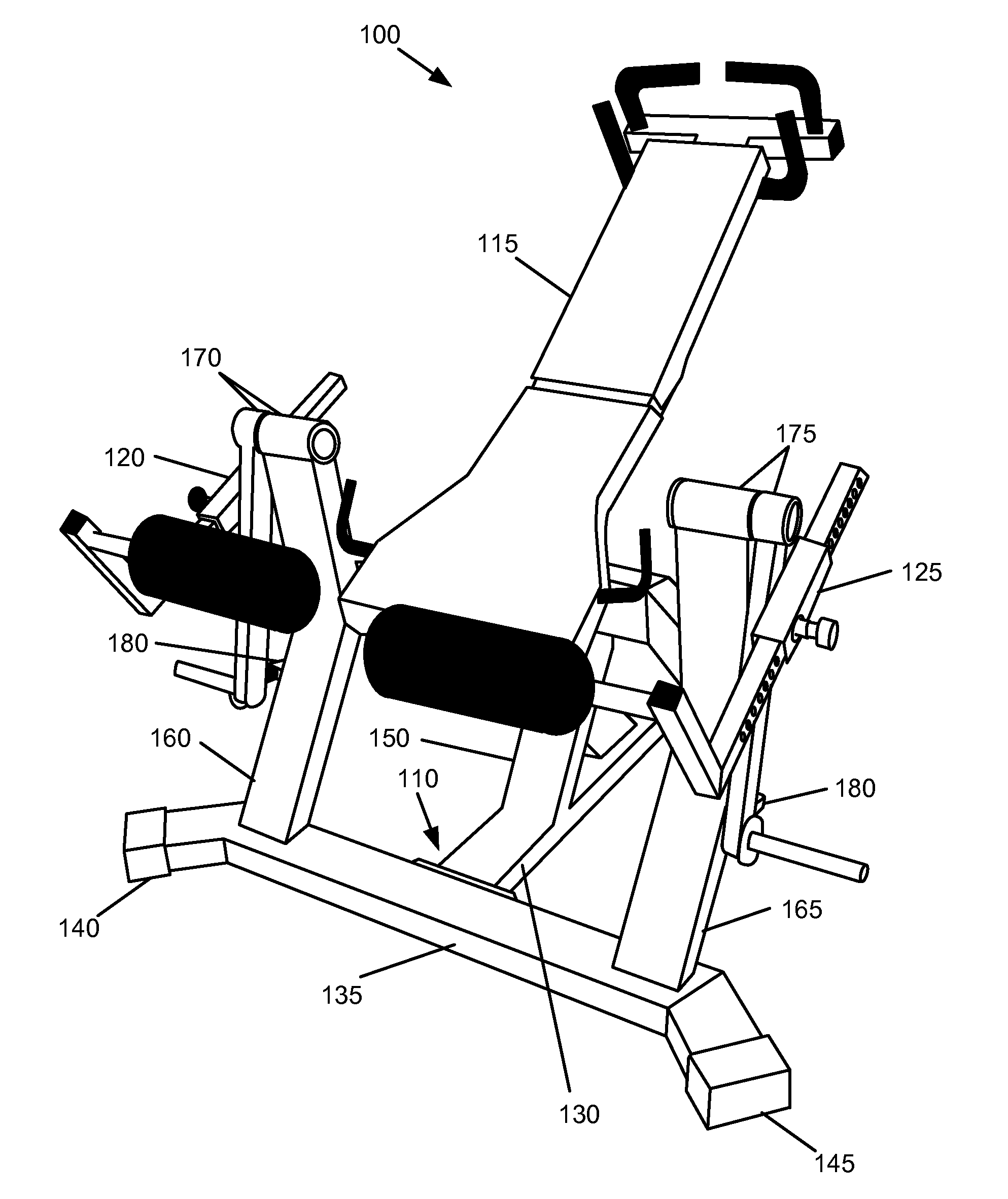 Abdominal Training Machine and Method