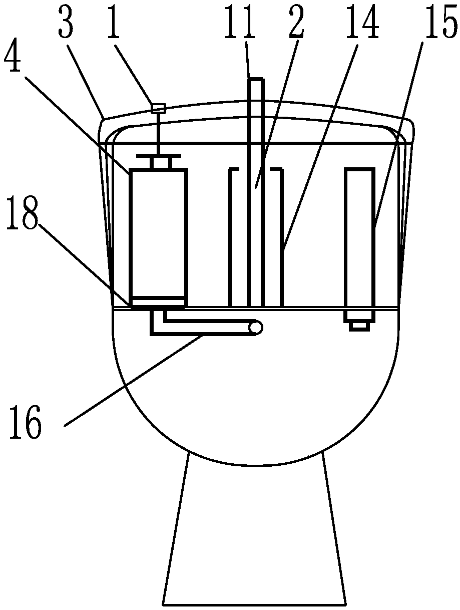Foam producing device and splash-proof and odor-resistant foam spraying toilet using same