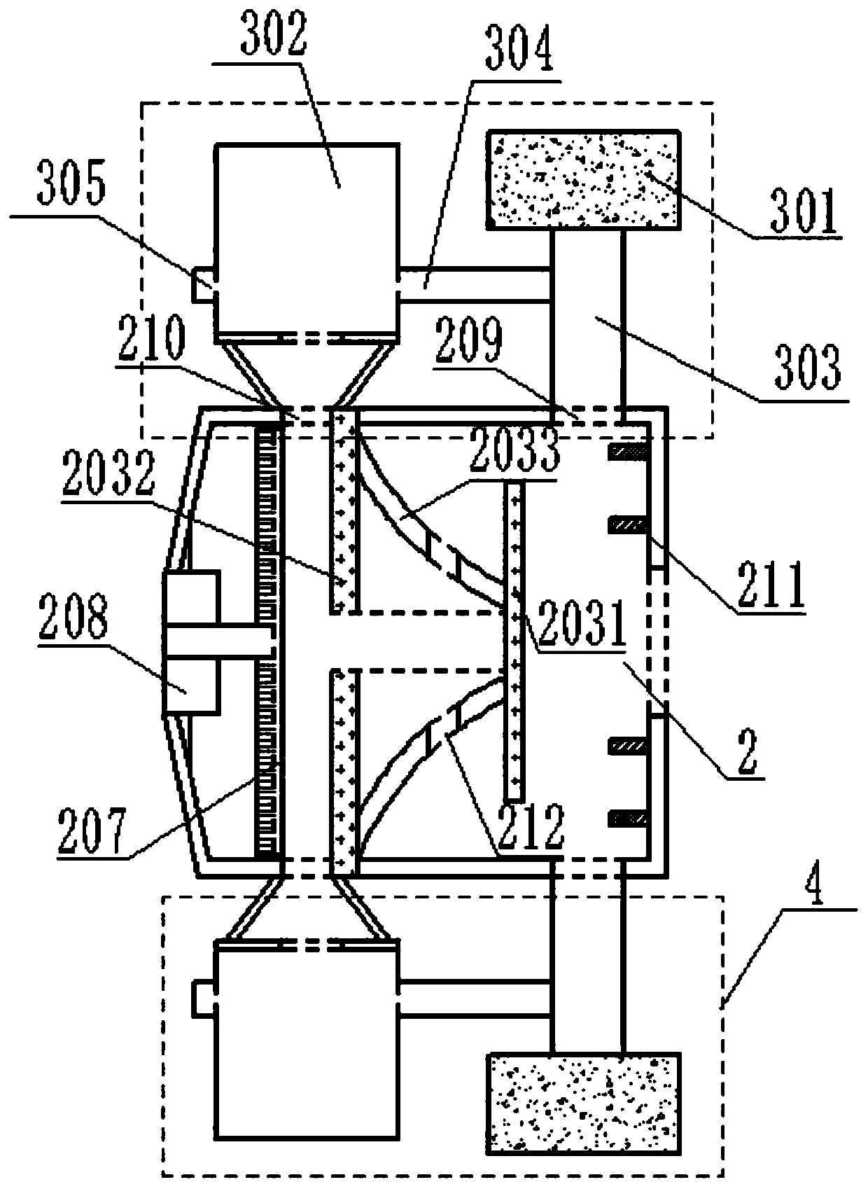 Shielding motor for pump capable of transporting liquid containing particles