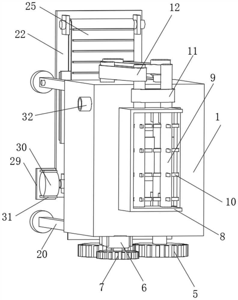 Concrete production-oriented production device with good mixing effect