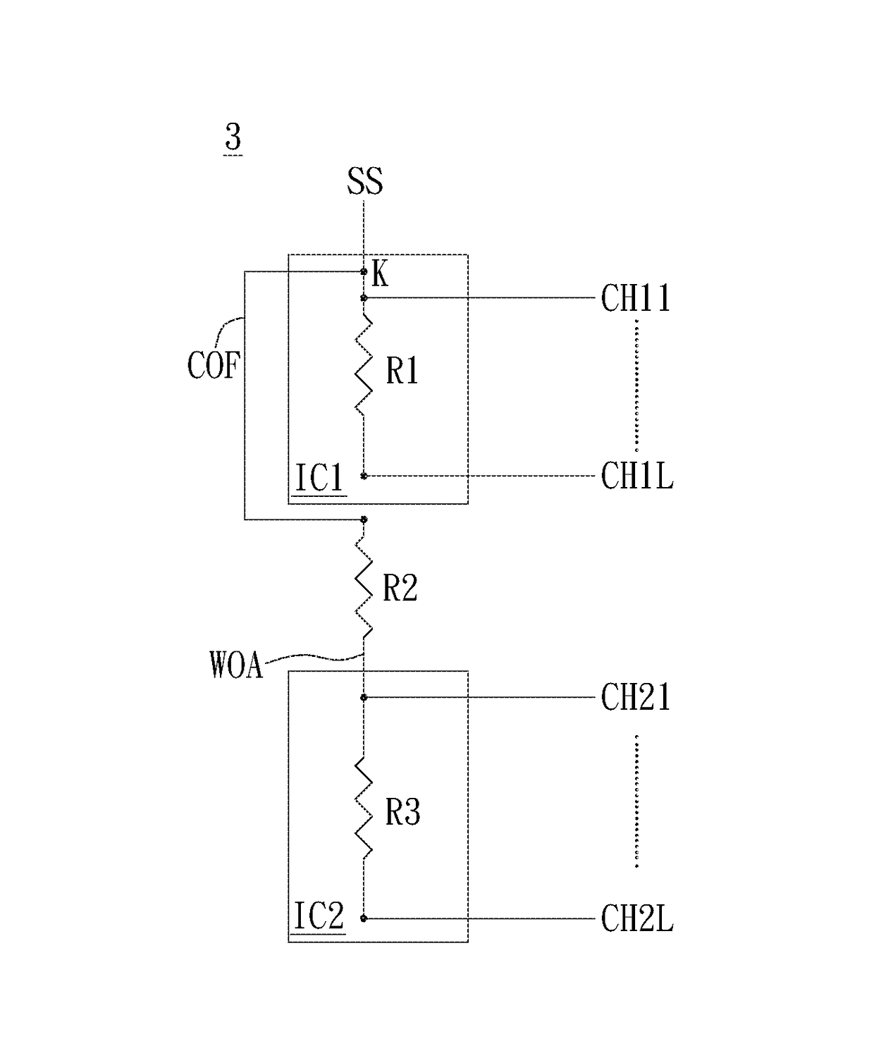 Driving circuit applied to LCD apparatus