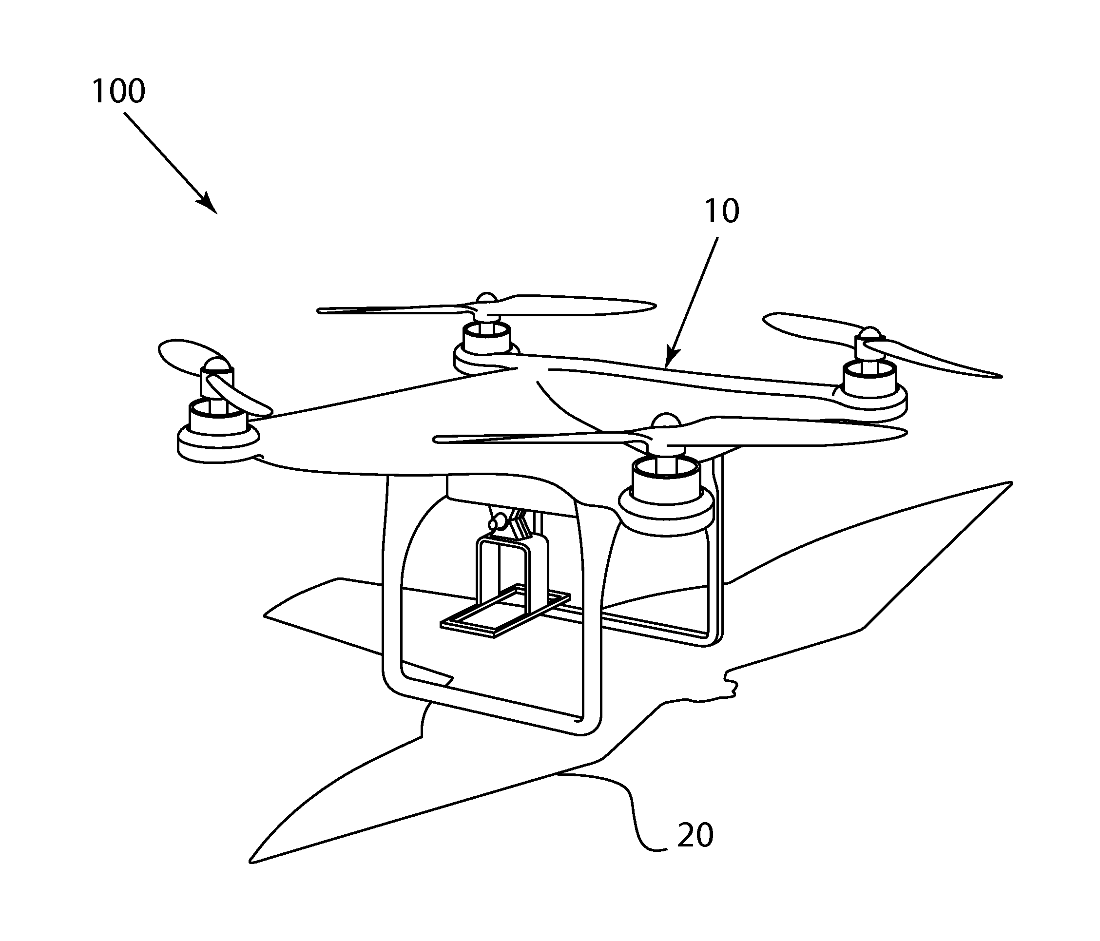 Device and method for dispersing unwanted flocks and concentrations of birds