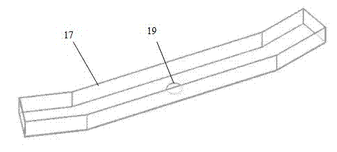 Pedestrian head injury protection system based on H-shaped safety air bag