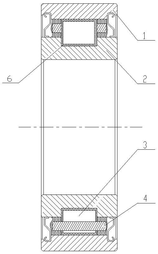 Method for assembling rolling bearing with oil