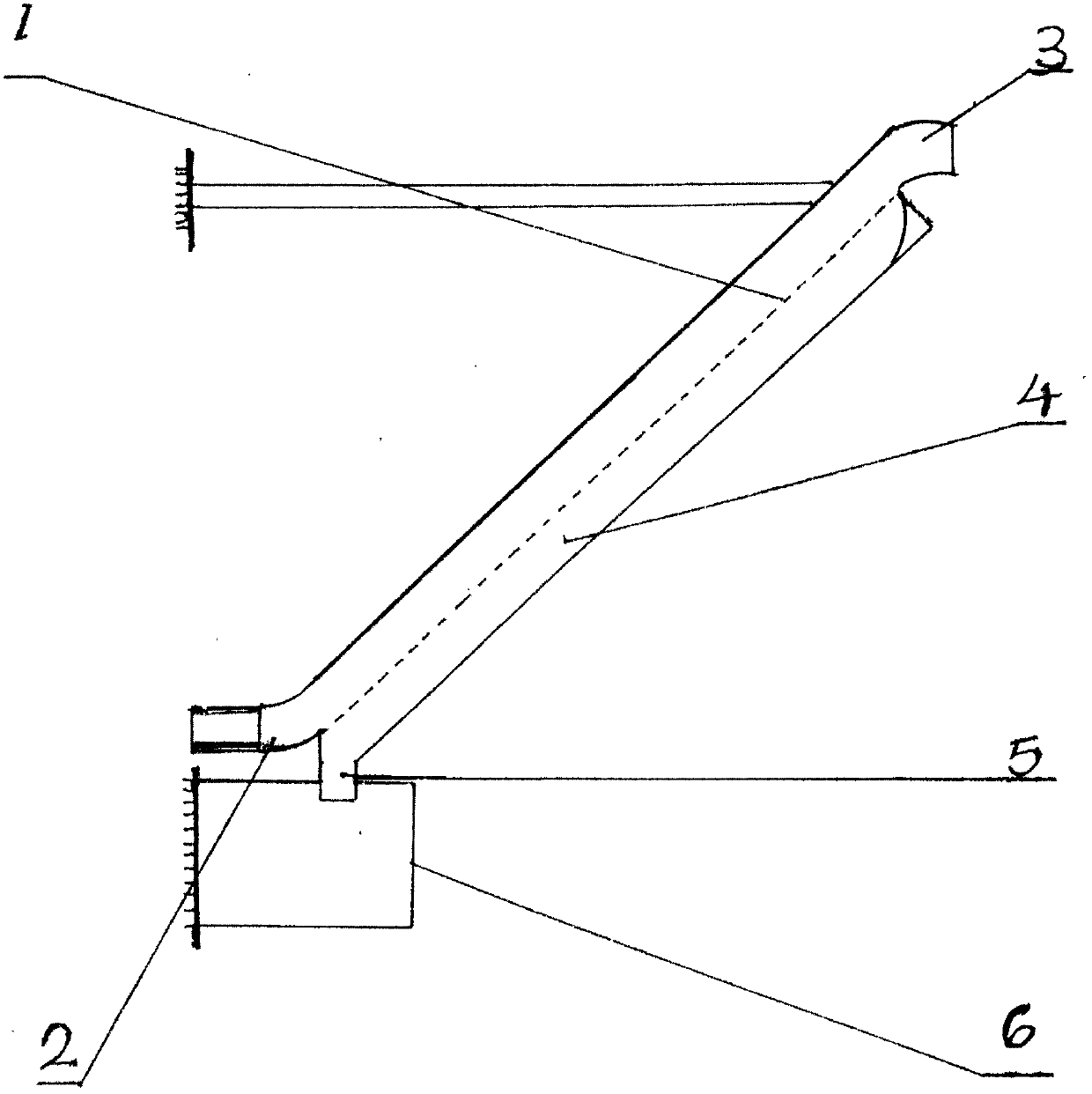 Parasitic bran-wheat separating device