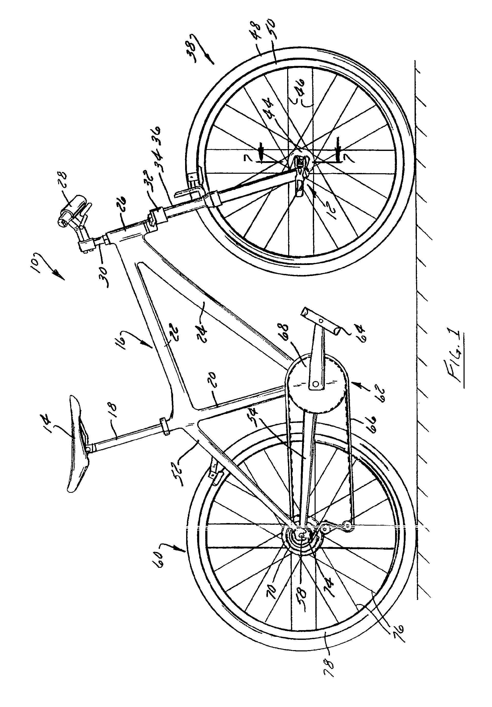 Bicycle wheel quick release assembly with clockable handle