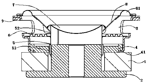 A loudspeaker structure