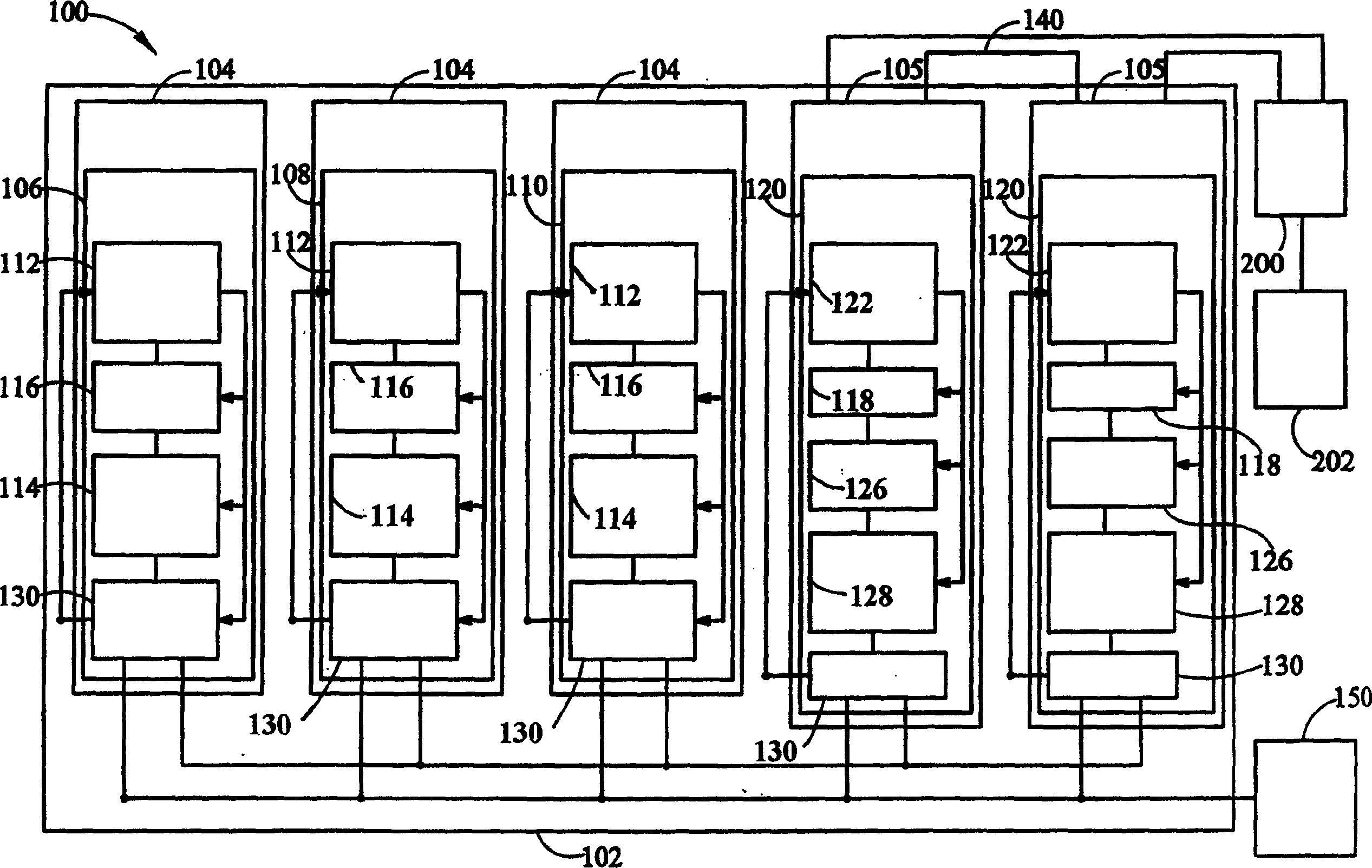 CPU accessory card capable of heat-exchanging on heat-exchange bus