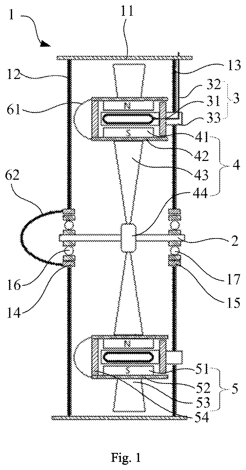 Ducted double-magnetic-circuit coreless motor special for electric aircraft
