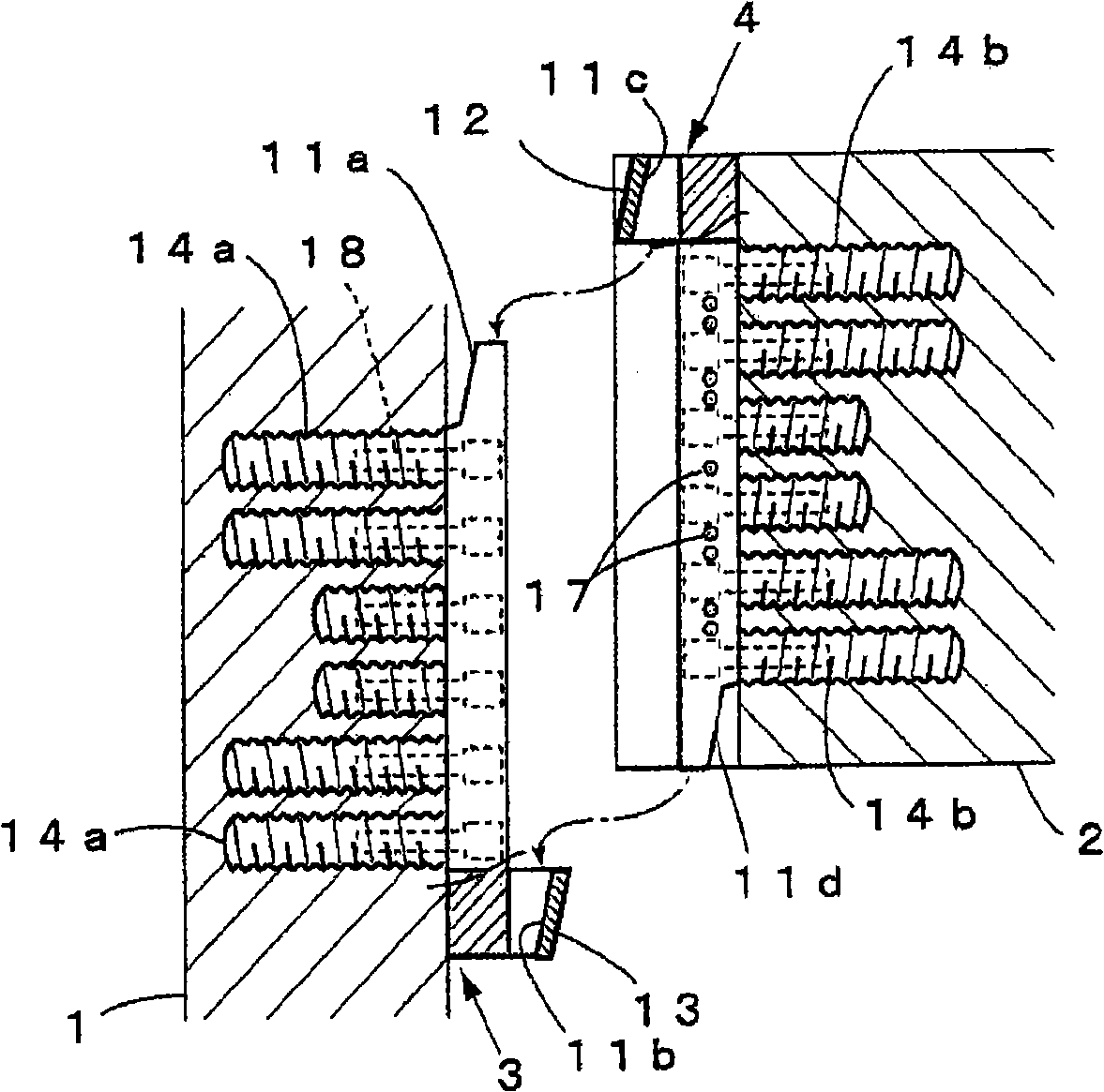 Connection hardware for wooden building