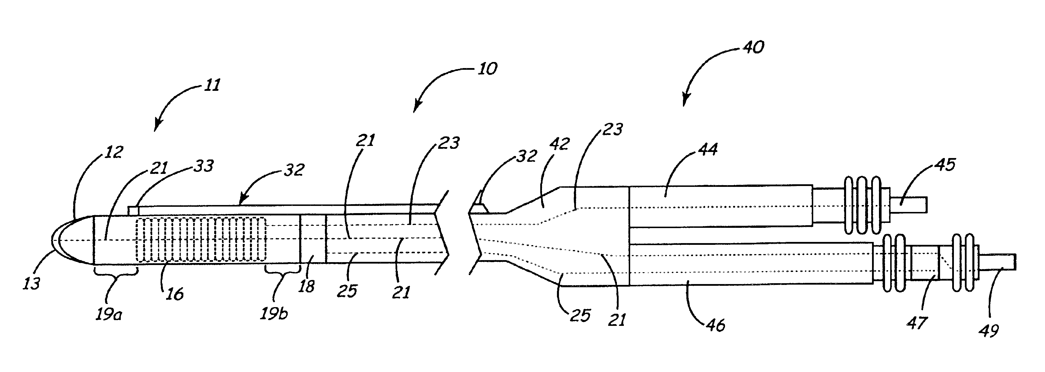 System for providing electrical stimulation to a left chamber of a heart