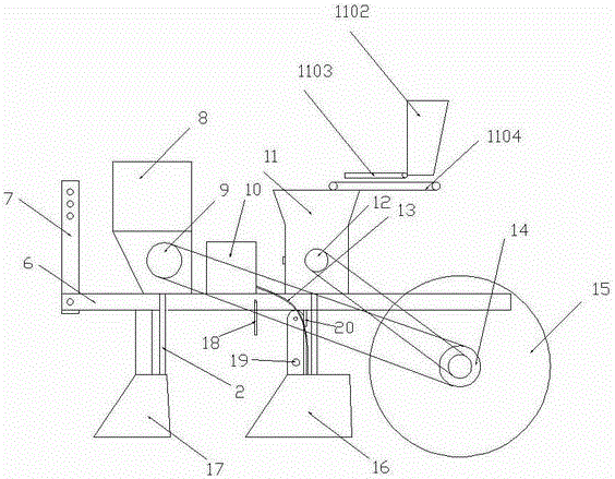 Potato planting machine