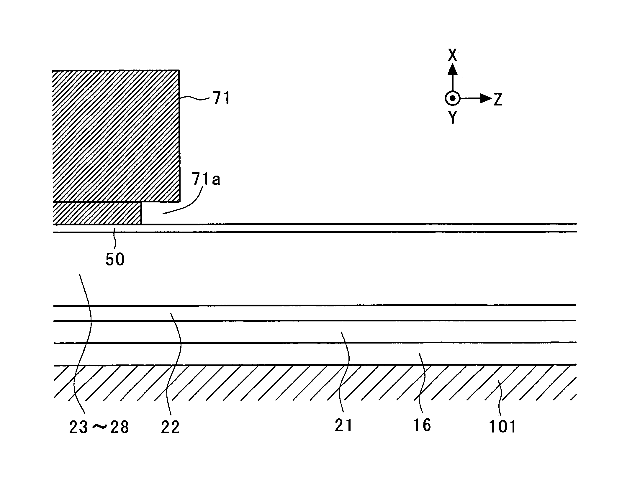 Method for forming a resist pattern of magnetic device by etching with a gas cluster ion beam