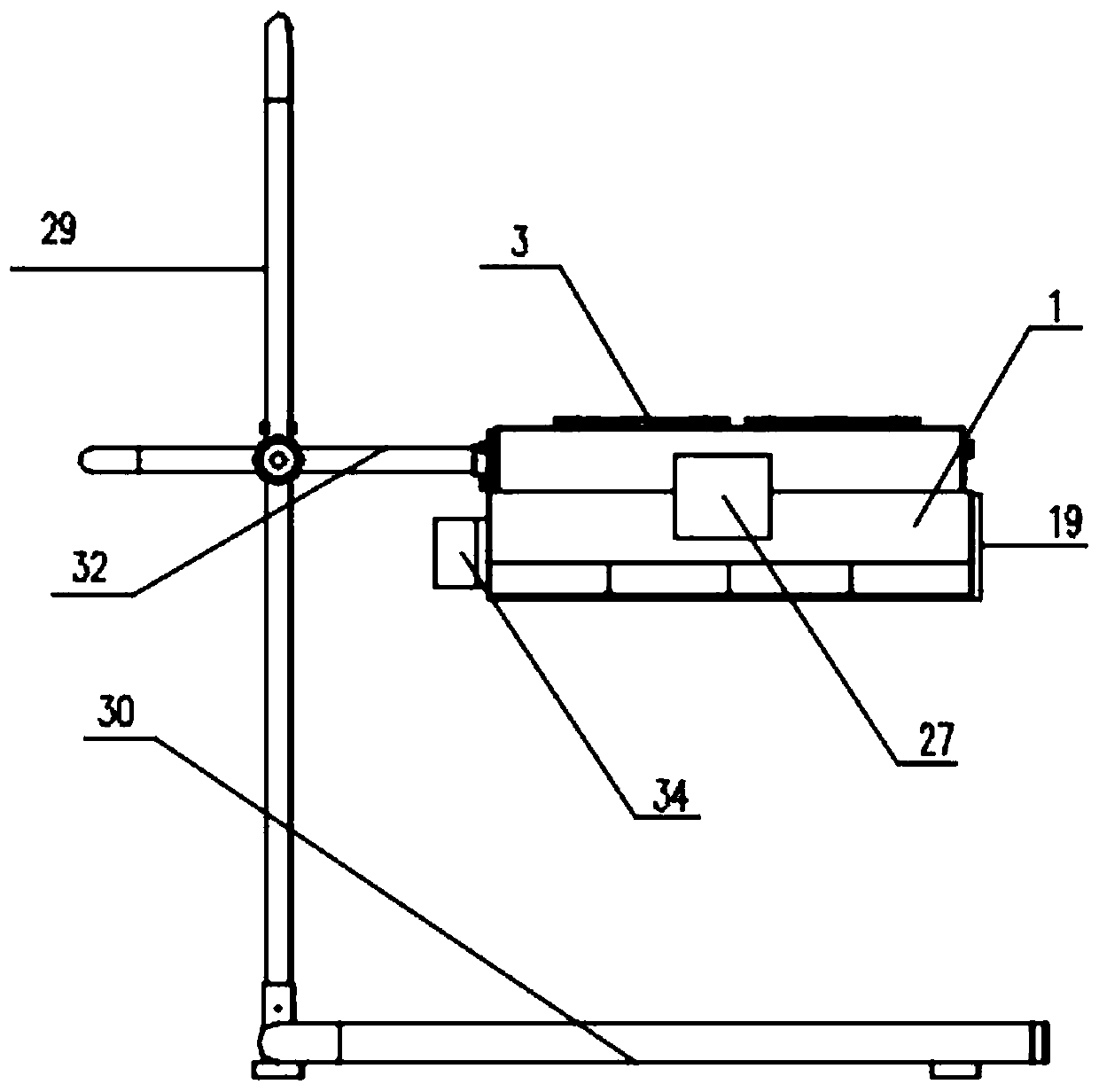 Portable lampblack filter, lampblack filtering method and application