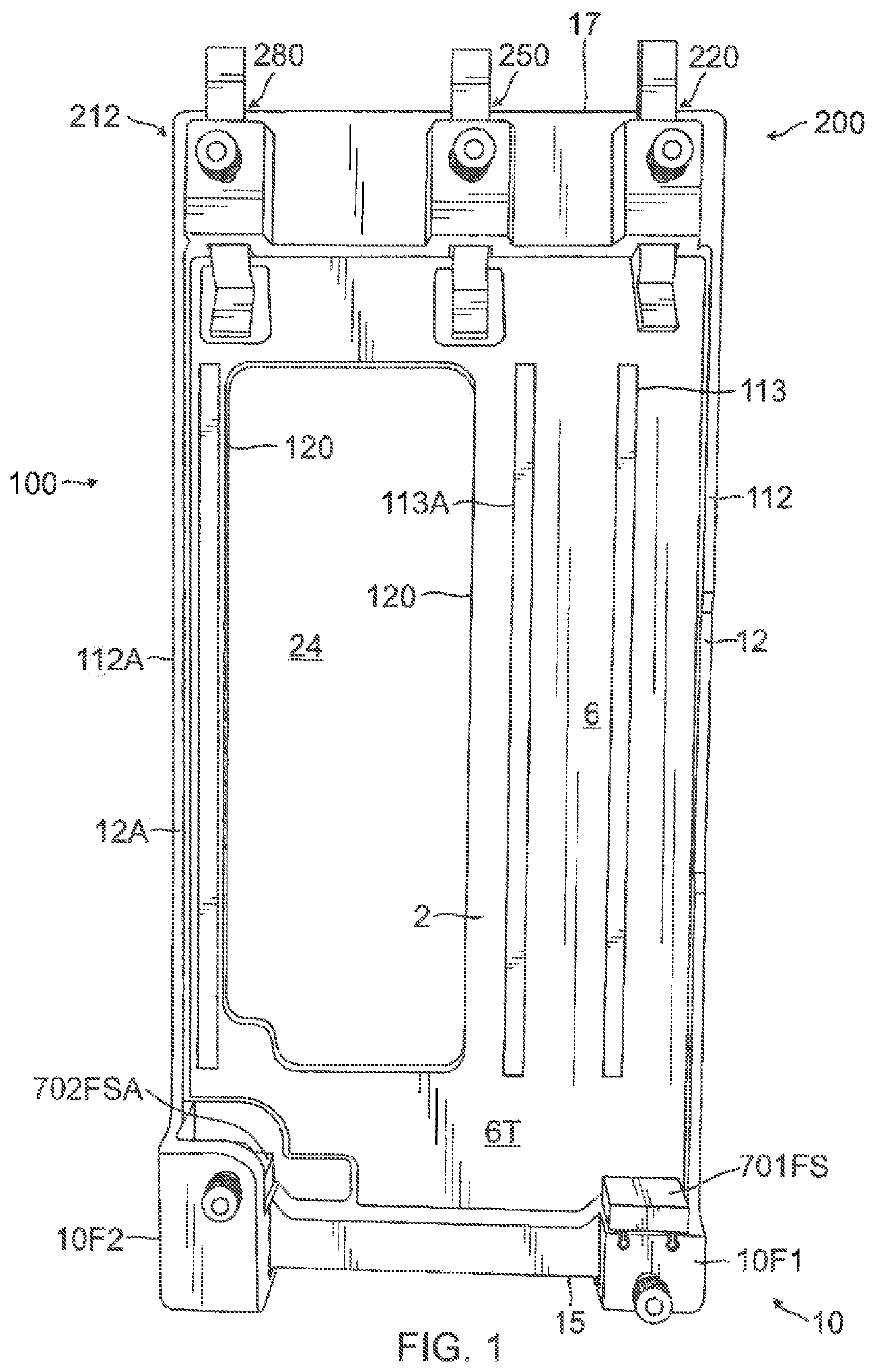 Rolling plate assembly attachment for portable power cutting tools including an improved structural design, improved wheel configuration, and a cutting guide