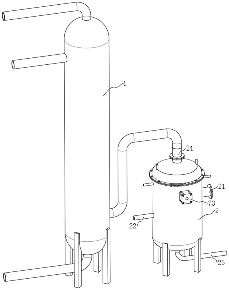 Desulfurization equipment for natural gas exploitation